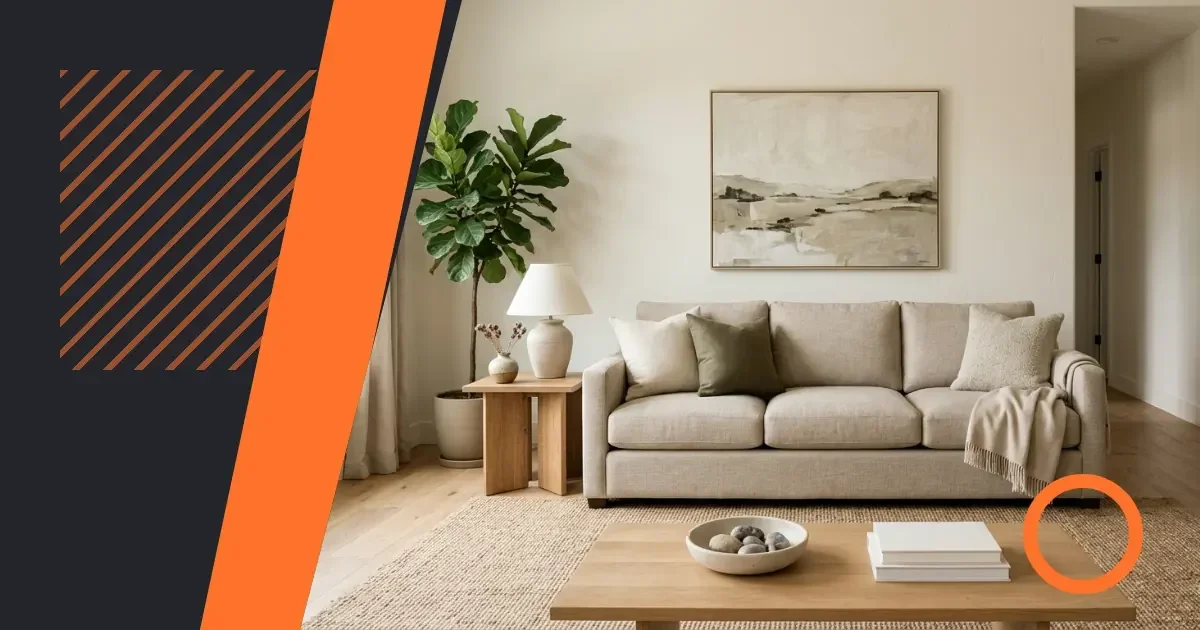 Three-seater sofas: proportion, placement and material