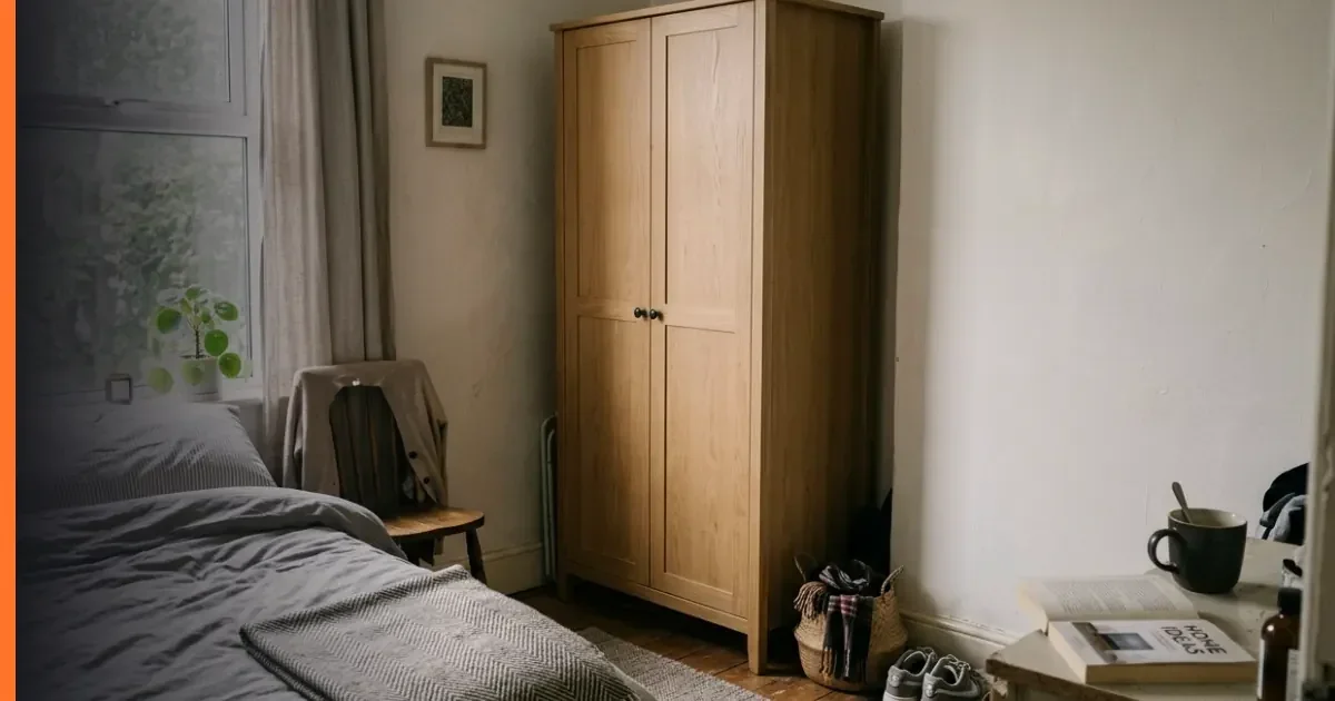 Wardrobe choices for a small bedroom: 4 practical paths